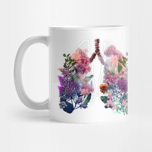 Flowers in Lungs Mug